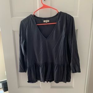 Madewell Peplum Top